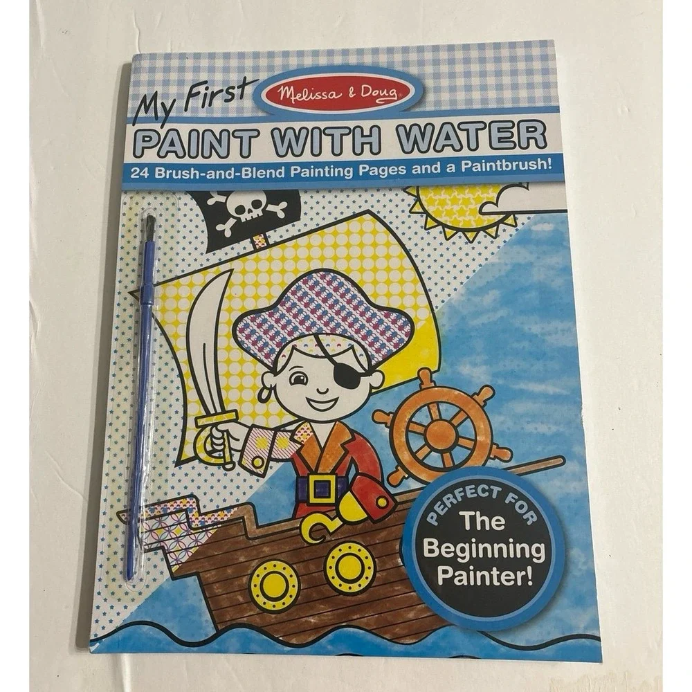 Melissa & Doug Paint With Water & Alphabet Practice Cards (New)